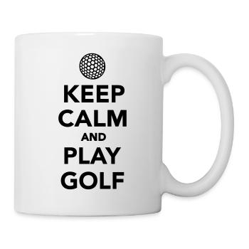 Keep calm and play Golf - Mug - white - Right
