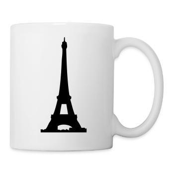 eiffelturm - Tasse - Weiß - Rechts
