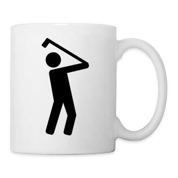 Golf player - Mug - white - Right
