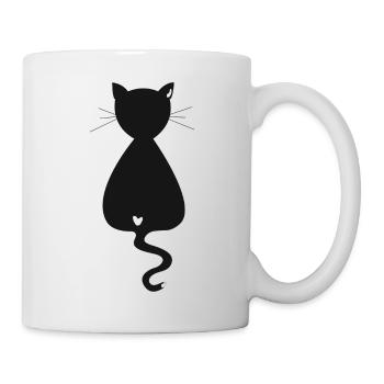 Cat black - Mug - white - Right