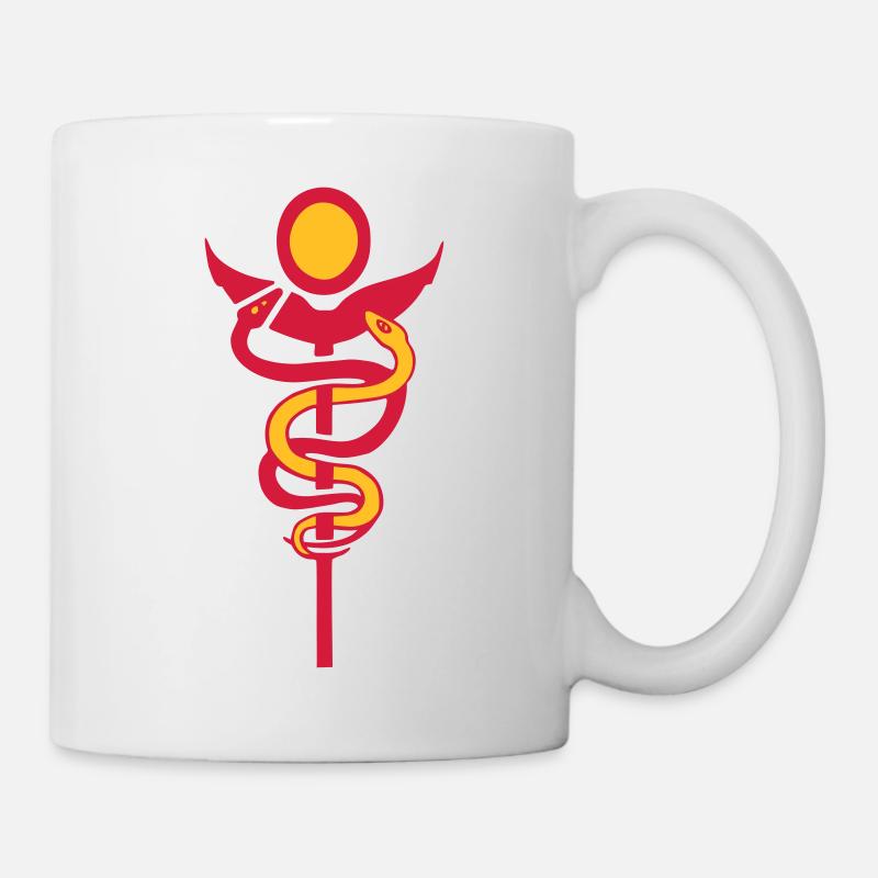 Caduceus physio - Tasse - Weiß