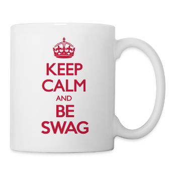 Keep Calm and Swag - Mug blanc - blanc - Droite