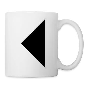 Dreieck - Tasse - Weiß - Rechts