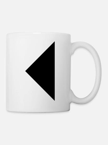 Dreieck - Tasse - Weiß