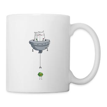 Mrou le chat, Space Cat - Mug blanc - blanc - Droite