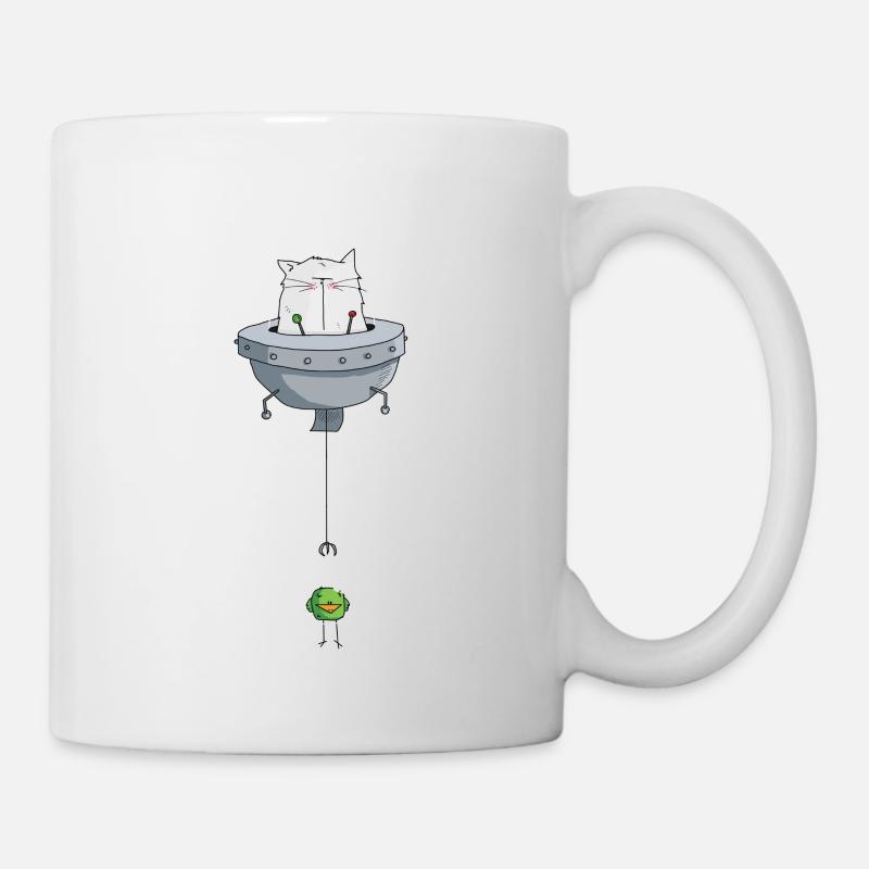 Mrou le chat, Space Cat - Mug blanc - blanc