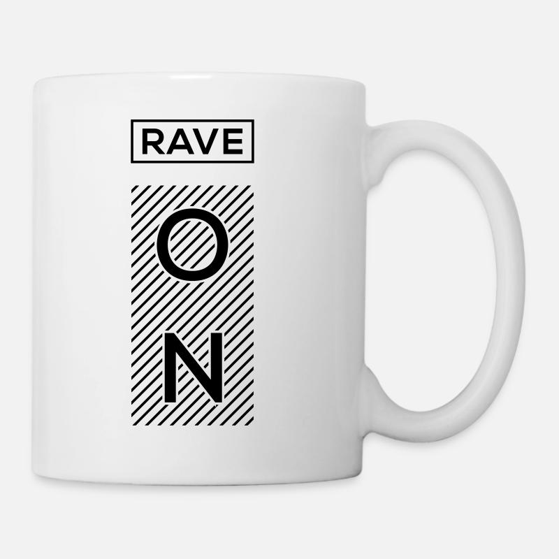 Rave On - Mug blanc - blanc