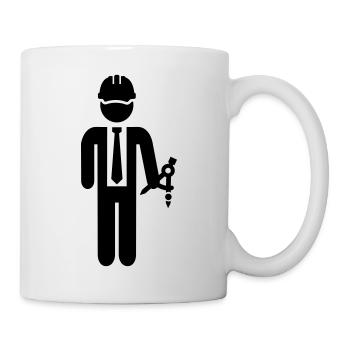 Ingénieur - Mug blanc - blanc - Droite