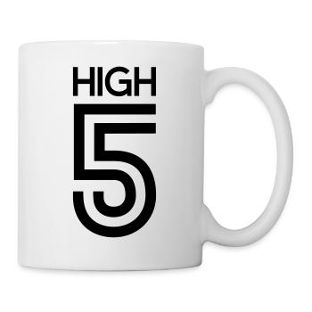 high_5_f1 - Tasse - Weiß - Rechts