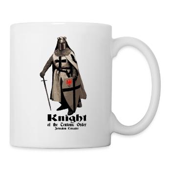 Jerusalem Crusader knight of the Teutonic - Mug - white - Right