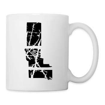 L letter - Mug - white - Right