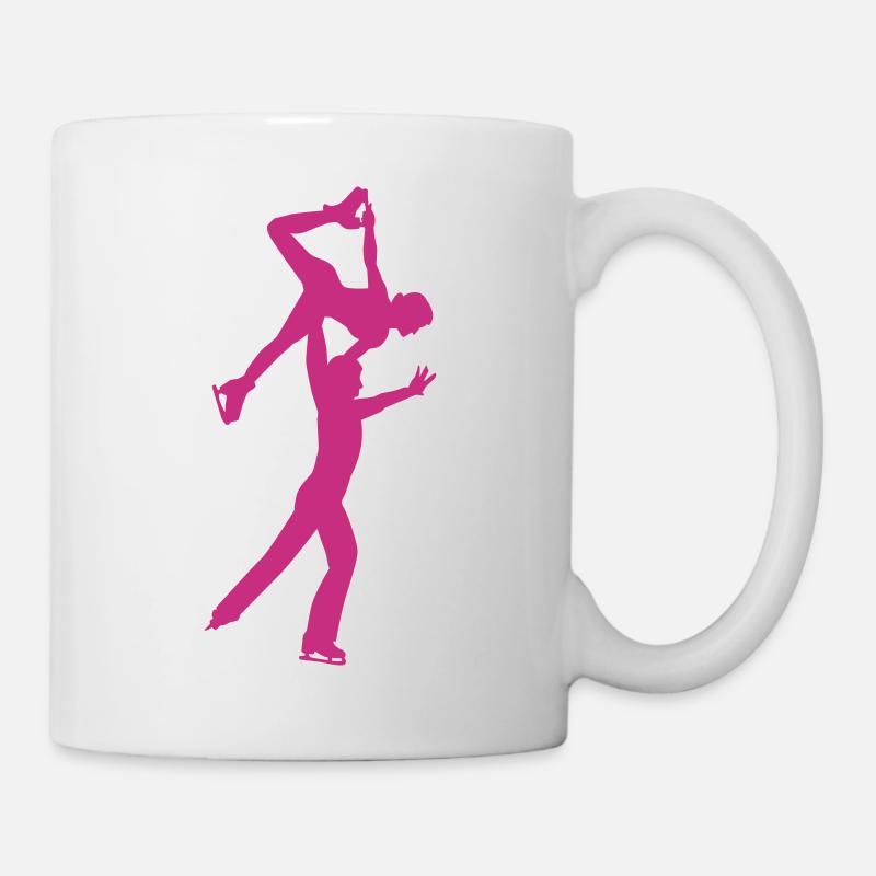 Patinage artistique - Mug blanc - blanc