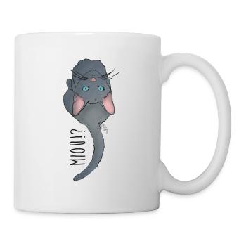 (chat2) - Mug blanc - blanc - Droite