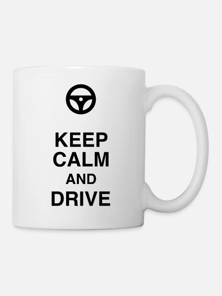 Driver - Driving - Fahren - Conducteur - Auto - Mug - white