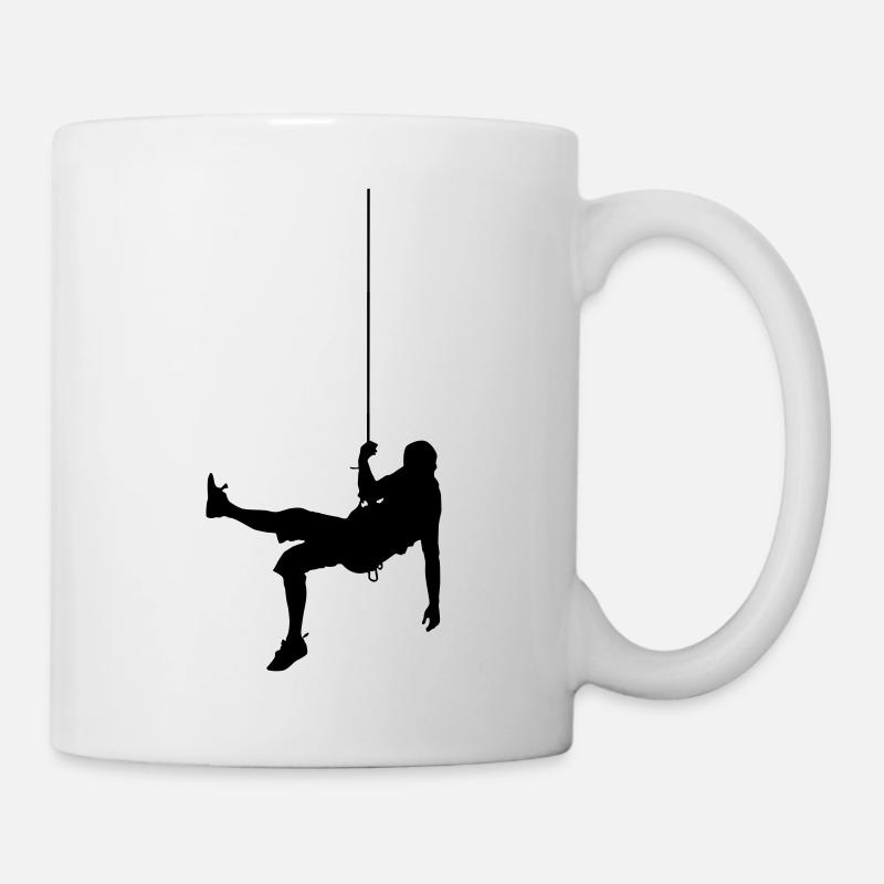 Sur la corde - Mug blanc - blanc