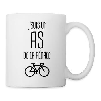 Cyclisme / Cycliste / Vélo / BMX / VTT / Sport - Mug blanc - blanc - Droite