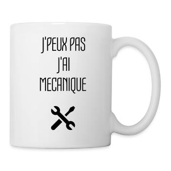 Mécanique Mécano Mécanicien Réparer Voiture - Mug blanc - blanc - Droite