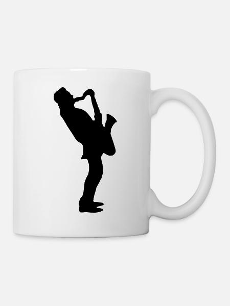 Musik - Musiker Jazz - Tasse - Weiß