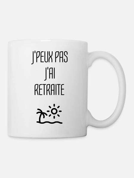 retraite / retraité / retraitée / pension - Mug blanc - blanc