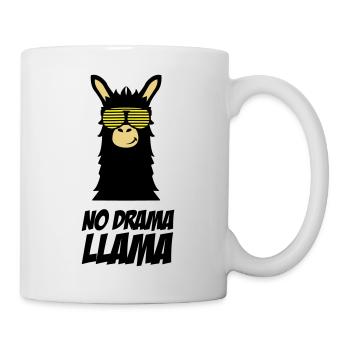 drama_llama_002 - Mug blanc - blanc - Droite