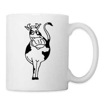 taureau 2 - Mug blanc - blanc - Droite