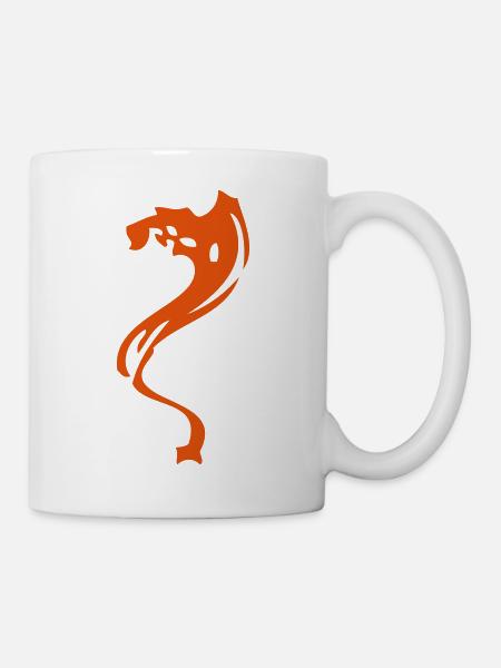 rauchen - Tasse - Weiß