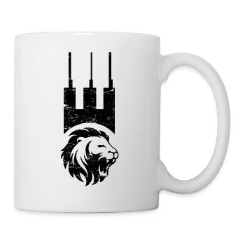 HANNOVER // chaufferie // armoiries lion - Mug blanc - blanc - Droite