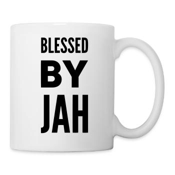 Béni par Jah 3 - Mug blanc - blanc - Droite