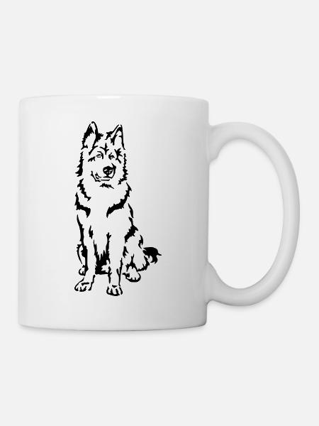 Berger allemand vieux allemand - Mug blanc - blanc