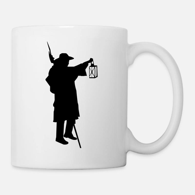 Nachtwächter - Tasse - Weiß