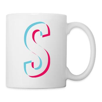 S - letter S - Mug - white - Right