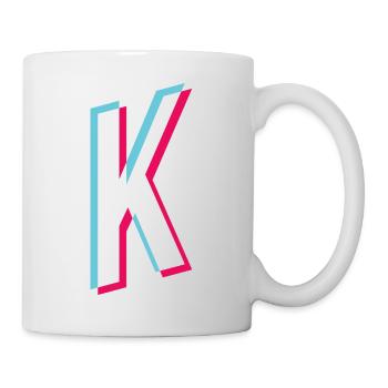 K - Letter K - Mug - white - Right