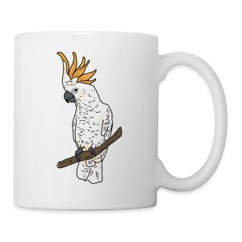Cockatoo Bird Parrot - Orange-hooded cockatoo - Mug - white - Right