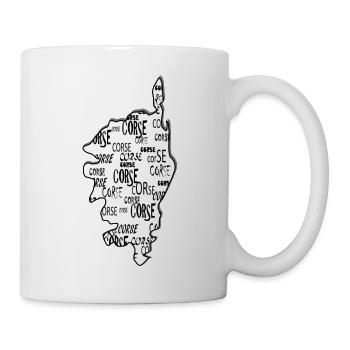 Corsica text region - Mug - white - Right
