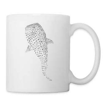 Requin baleine - Mug blanc - blanc - Droite