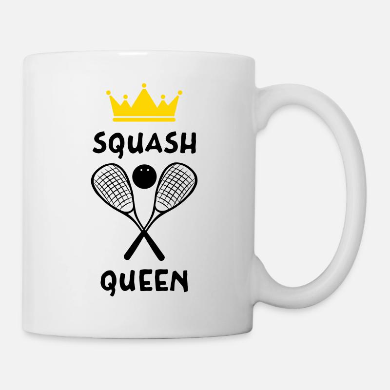Die Königin von Squash - Squash Queen - Tasse - Weiß