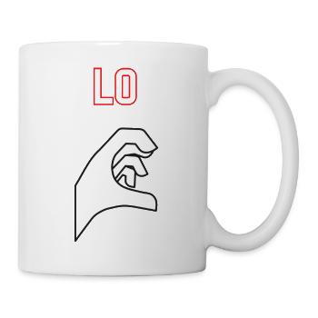 Pärchen Love Geschenk Valentinstag Partnerlook - Tasse - Weiß - Rechts