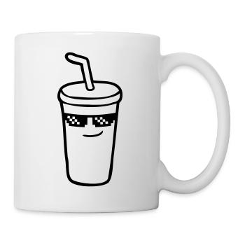 Sunglasses Pixel Cola - Mug - white - Right