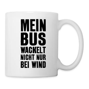 LUSTIG CAMPER BUS CAMPING - Tasse - Weiß - Rechts