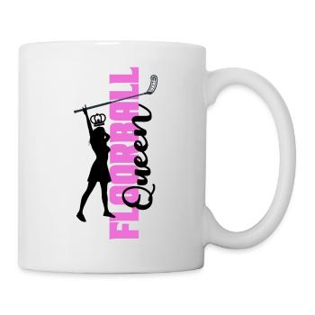 floorball floorball-queen unihockey-girl - Tasse - Weiß - Rechts