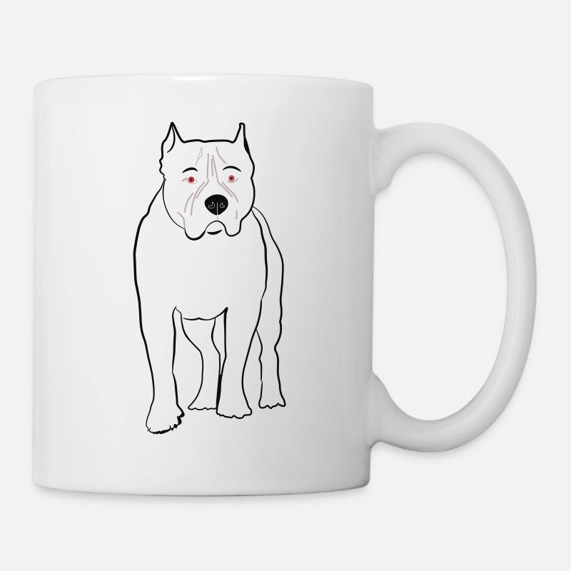 Chien de puissance - Mug blanc - blanc