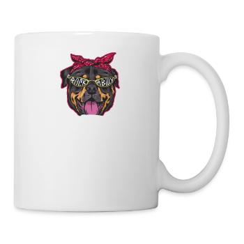 Amoureux des chiens Mme Maman chien - Mug blanc - blanc - Droite