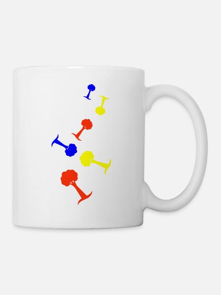 Baum Symbol - Tasse - Weiß