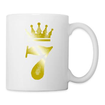 7 Number Crown Gold - Mug - white - Right