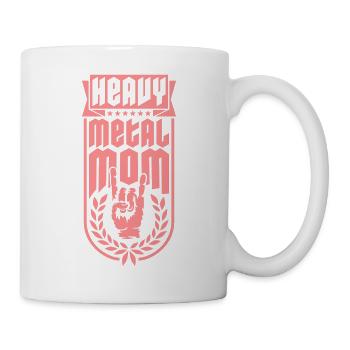 Heavy Metal Mom Logo - Mug blanc - blanc - Droite