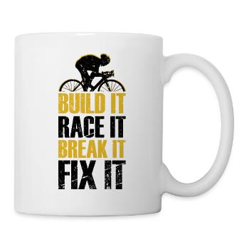 Cyclisme Vélo de route Vélo Gravel Contre-la-montre Vélo - Mug blanc - blanc - Droite