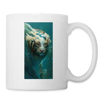 Water tiger - Mug - white - Right