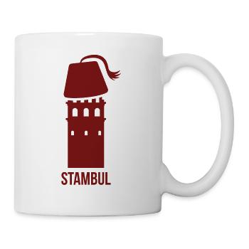 Stambul Buchcover - Tasse - Weiß - Rechts