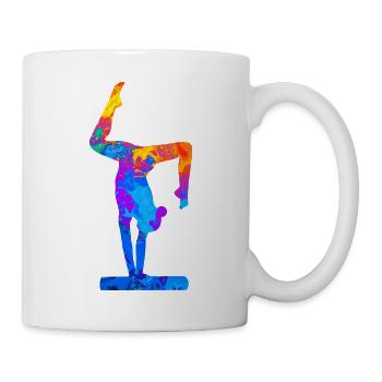 Gymnastique Artistique Gymnastique Femmes Cadeau - Mug blanc - blanc - Droite