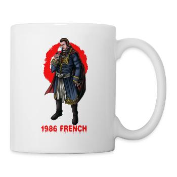 1986 French Vampire Sommelier Wine Blood French - Mug - white - Right